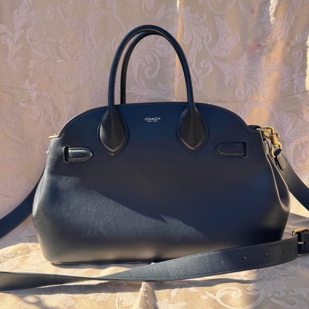 Coach Black Empire 35 Leather Women's Bag